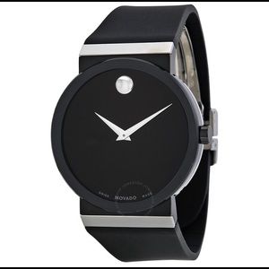 Sapphire Synergy Black Dial Black Rubber Watch